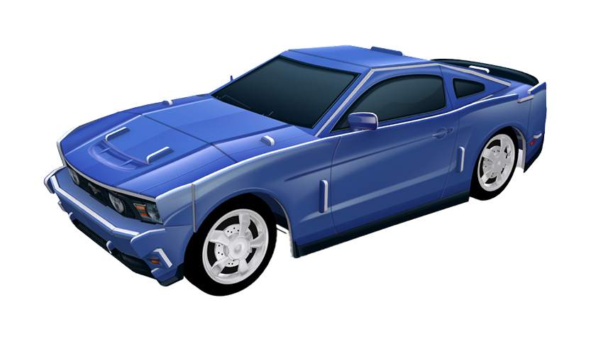 Custom 3D puzzle of a blue sports car scale model with detailed exterior and body design